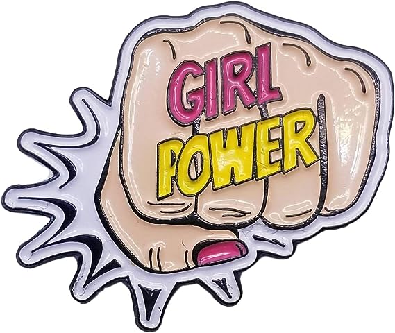 Custom Woman Power Email Revers Pin Hersteller