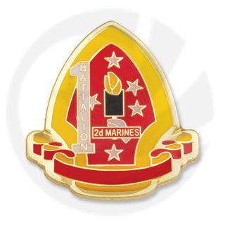 1. Bataillon 2. Marines Pin
