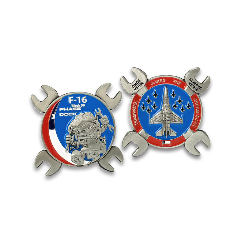 Fabrik benutzerdefinierte Teamwork-Souvenir-Münz-Metall 3D antike Silber Herausforderung Münze