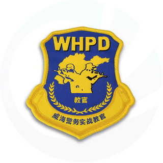 Militärhut Schultermark gewebte Patches