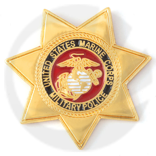 US -Marine Corps Military Police Badge Pin