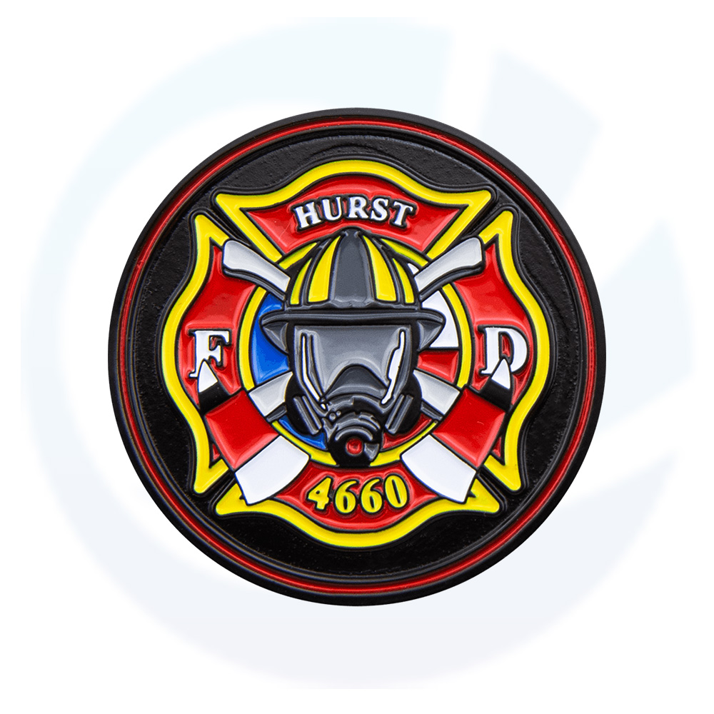 Custom Fireman Challenge Coin