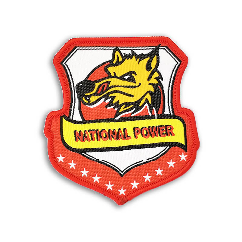 Einhorn Mütze rot Gestickte Patches