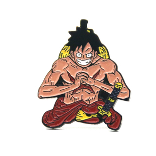 Heißer Verkauf japanischer Cartoon -Charakter Ein Stück Luffy Zoro Anime Pin Brosche Brosche