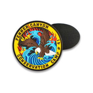 Kundenspezifischer PVC-Patch mit US-Eagle-Logo