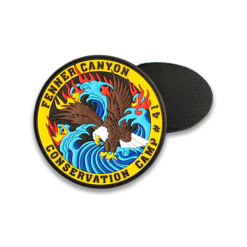 Kundenspezifischer PVC-Patch mit US-Eagle-Logo