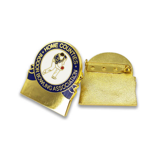 Custom Gold Sport Souvenir Metall Ehre Abzeichen Sefety Pin