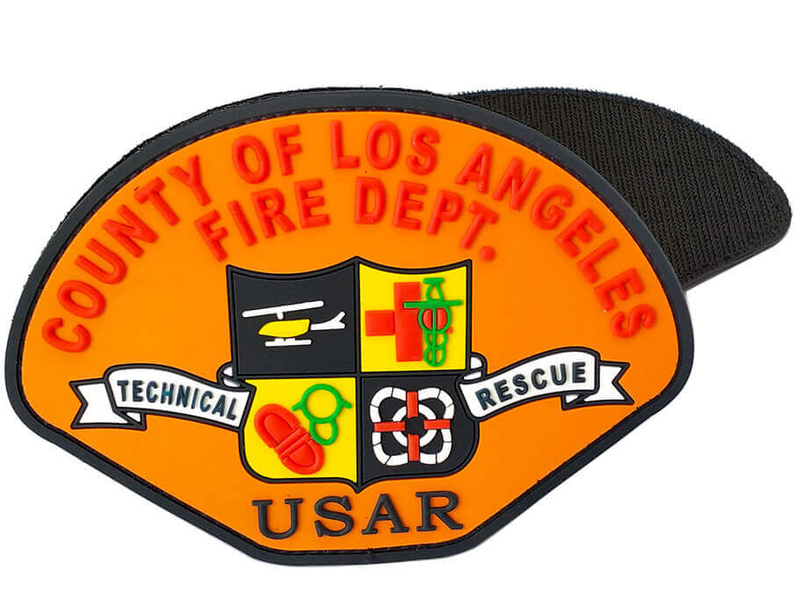 Benutzerdefinierte US -Feuerwehrmänner PVC Patch