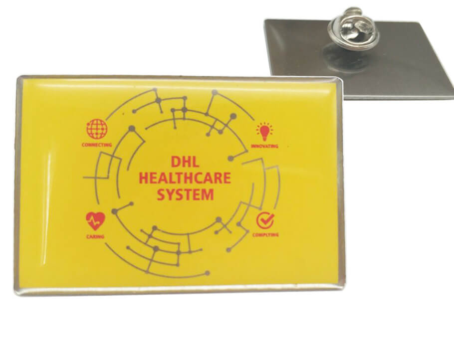 DHL-gedruckter Revers-Pin