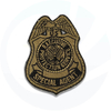 Gestickter Abzeichen-Aufnäher der US-Polizeiuniform