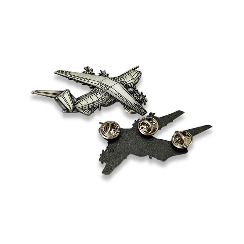 Maker Custom Metal Silver Military Air Force Uniform Abzeichenstifte